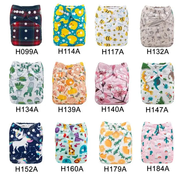 15 PAÑALES ECOLOGICOS DE TELA PARA BEBE AlvaBaby®