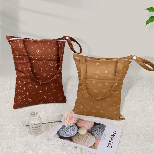 2 Bolsas TOTE de tela Impermeables multiusos - LT-EW1112A - AlvaBaby®