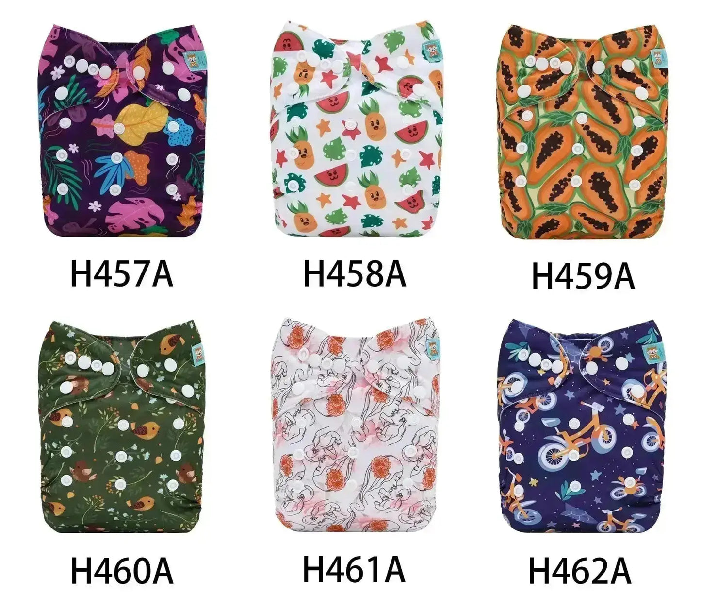 20 PAÑALES ECOLOGICOS DE TELA PARA BEBE - AlvaBaby®