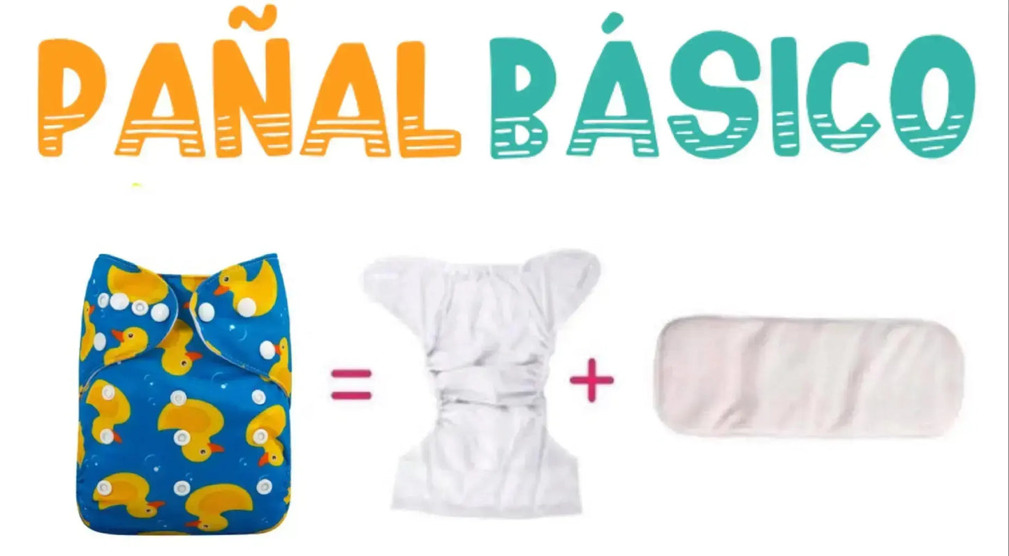 20 PAÑALES ECOLOGICOS DE TELA PARA BEBE - AlvaBaby®