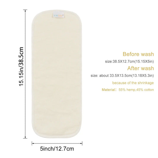 6 Insertos de cañamo para refuerzo AlvaBaby®