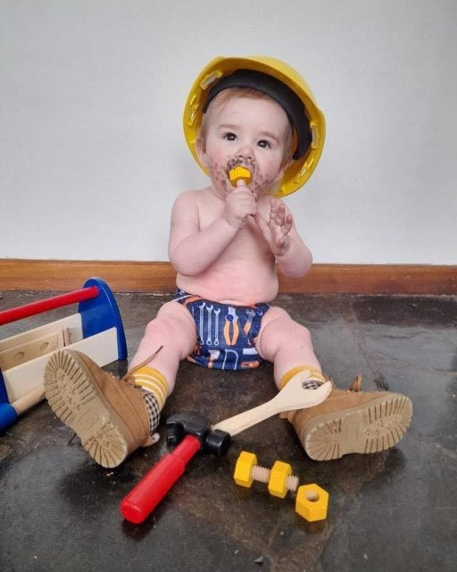 Pañal de tela UNITALLA - ALVABABY H095 - AlvaBaby®