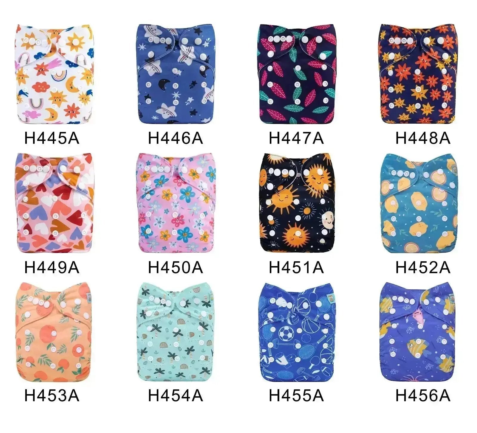 15 PAÑALES ECOLOGICOS DE TELA PARA BEBE AlvaBaby®