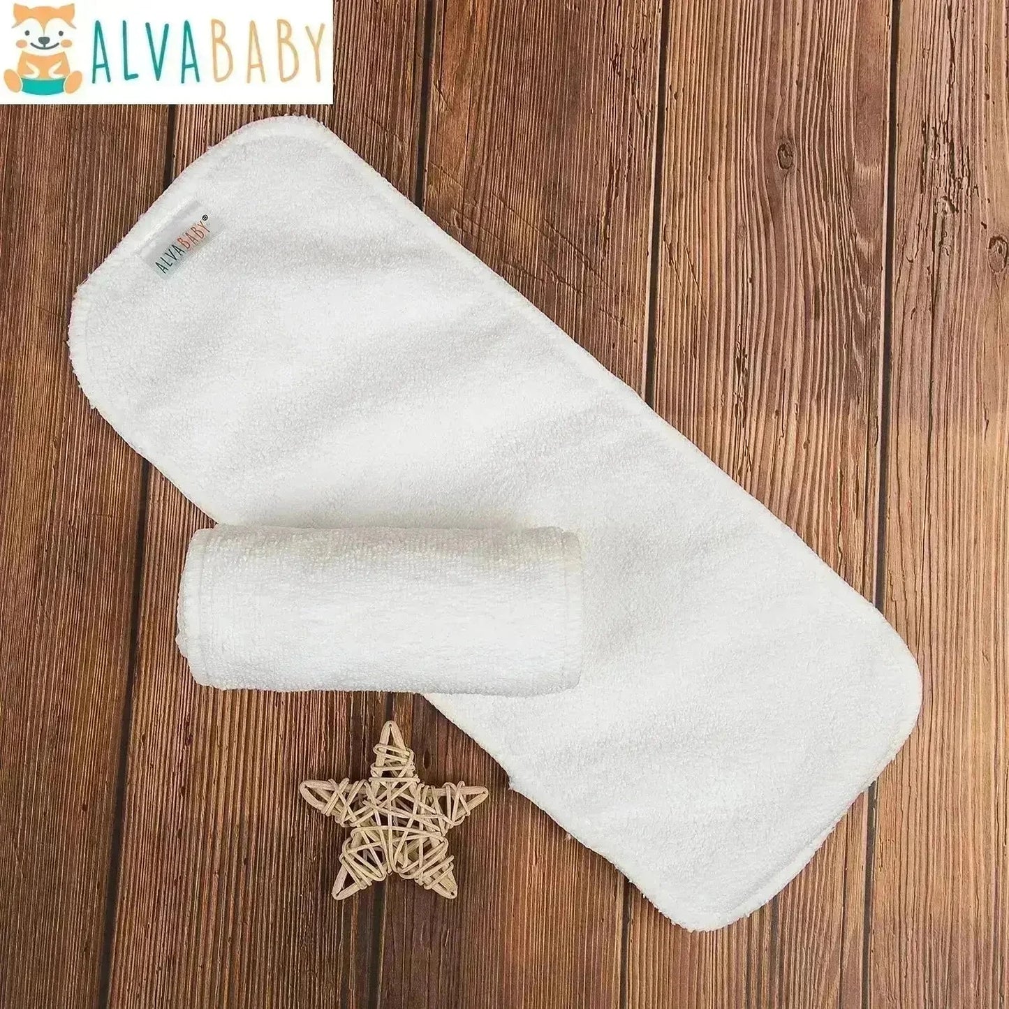 15 PAÑALES ECOLOGICOS DE TELA PARA BEBE AlvaBaby®