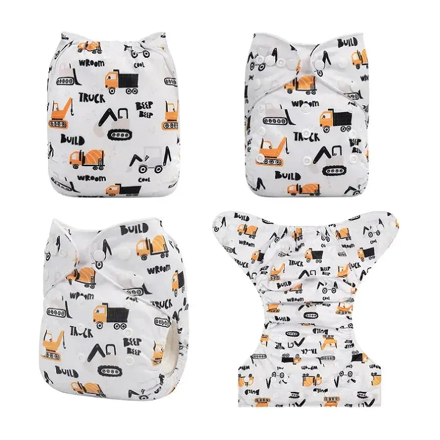 U Pick ALVABABY Baby Cloth Diaper Easy to Use Reusable Baby Nappy Diaper With Microfiber Insert ALVAMEXICO 4.33