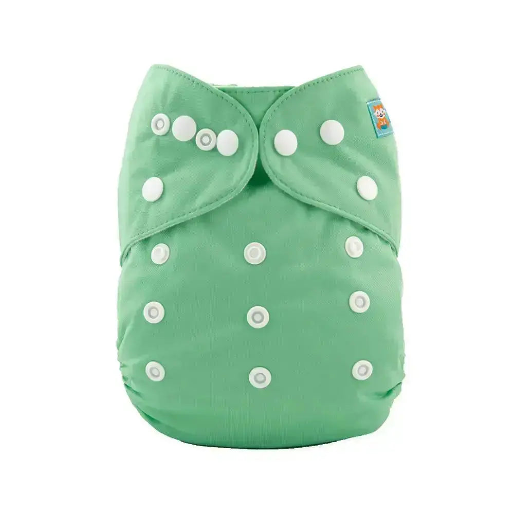 U PICK 1pc ALVABABY Reusable Plain Pocket Diaper Washable Baby Nappy Baby Cloth Diaper Unisex with 1pc Diaper insert AlvaBaby Mexico Pañales de Tela 5.72