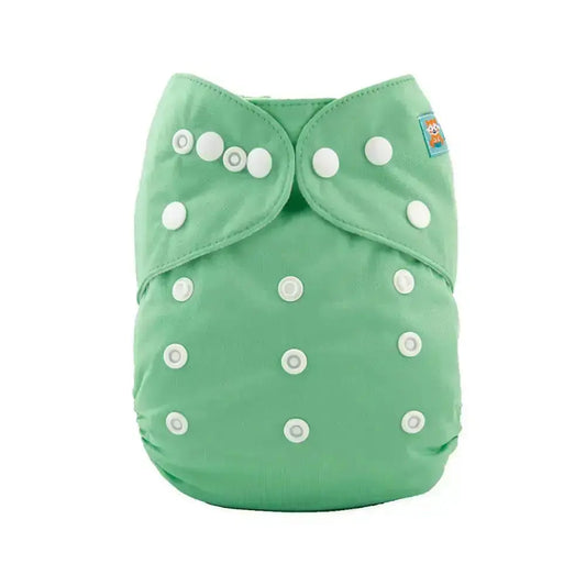 U PICK 1pc ALVABABY Reusable Plain Pocket Diaper Washable Baby Nappy Baby Cloth Diaper Unisex with 1pc Diaper insert AlvaBaby Mexico Pañales de Tela   5.72
