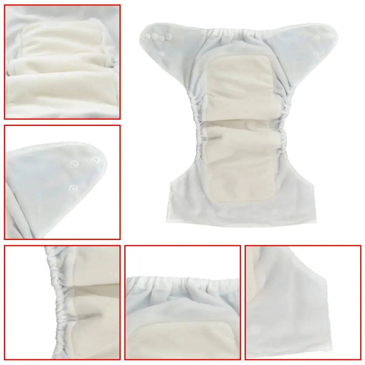 Pañal unitalla de bolsillo TODO EN UNO AIO - ALVABABY AlvaBaby Mexico Pañales de Tela
