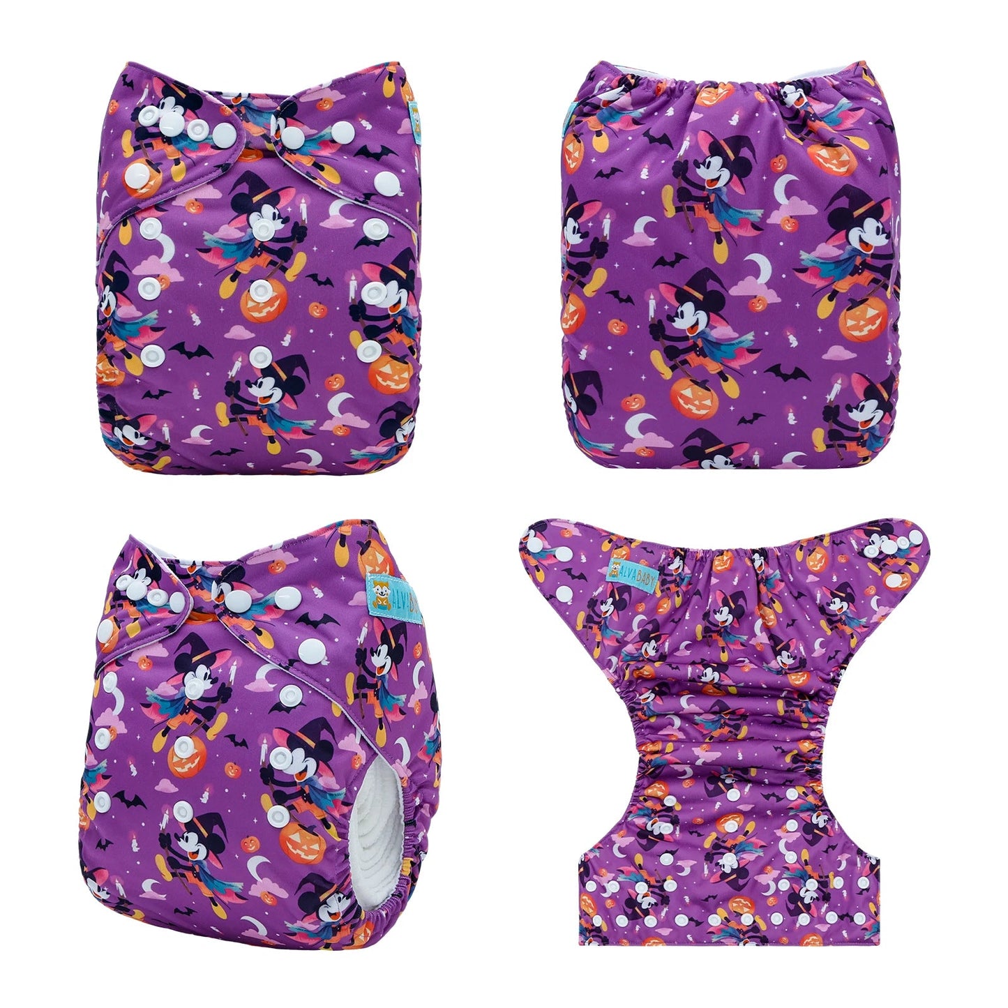 Halloween Theme ALVABABY Cloth Diapers Baby Reusable Diapers Baby Washable Cloth Nappy with 1pc Microfiber Diaper Insert ALVAMEXICO 90.00