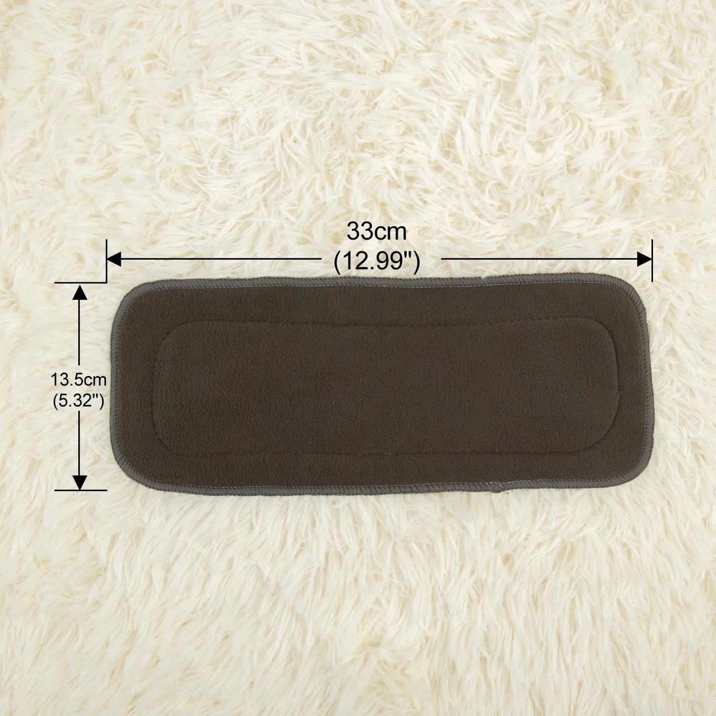 10 Insertos de bambú CHARCOAL 4 CAPAS AlvaBaby®