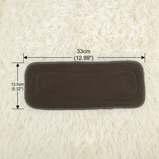 10 Insertos de bambú CHARCOAL 4 CAPAS AlvaBaby®