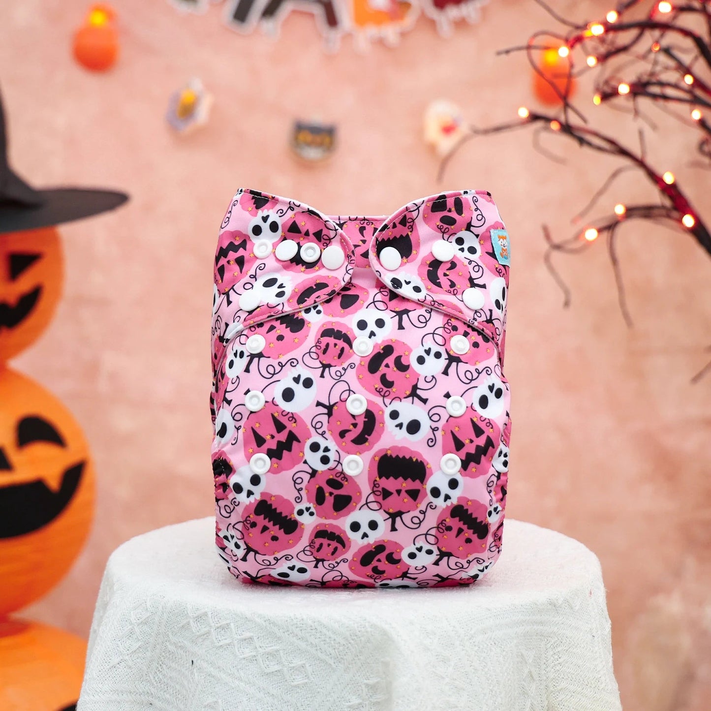 Halloween Theme ALVABABY Cloth Diapers Baby Reusable Diapers Baby Washable Cloth Nappy with 1pc Microfiber Diaper Insert ALVAMEXICO