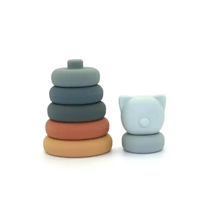 Torre apilable de silicon - Montessori AlvaBaby Mexico Pañales de Tela