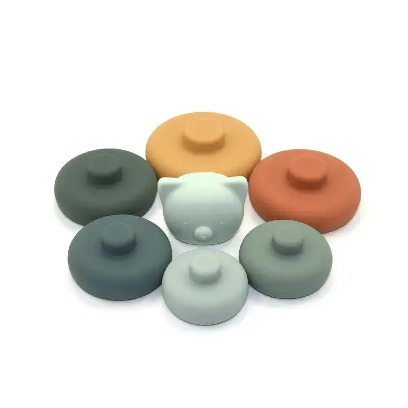 Torre apilable de silicon - Montessori AlvaBaby Mexico Pañales de Tela