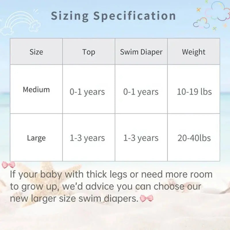 Traje de Baño de 2 piezas para Bebé - NIÑA AlvaBaby®