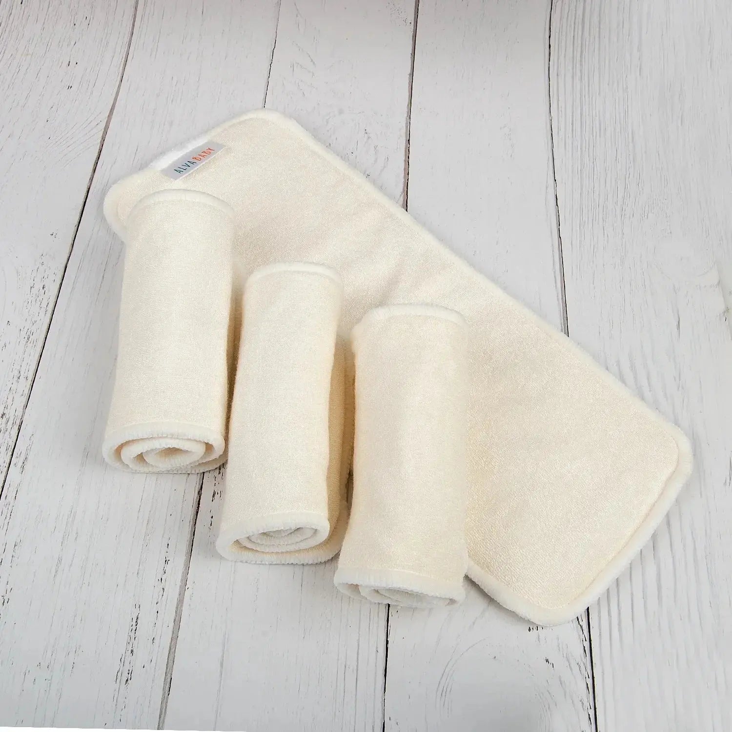 10 Insertos de bambu TERRY - 4 CAPAS - AlvaBaby®