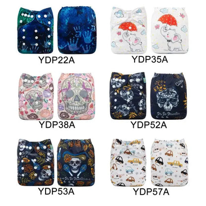 10 PAÑALES ECOLOGICOS DE TELA PARA BEBE AlvaBaby®  