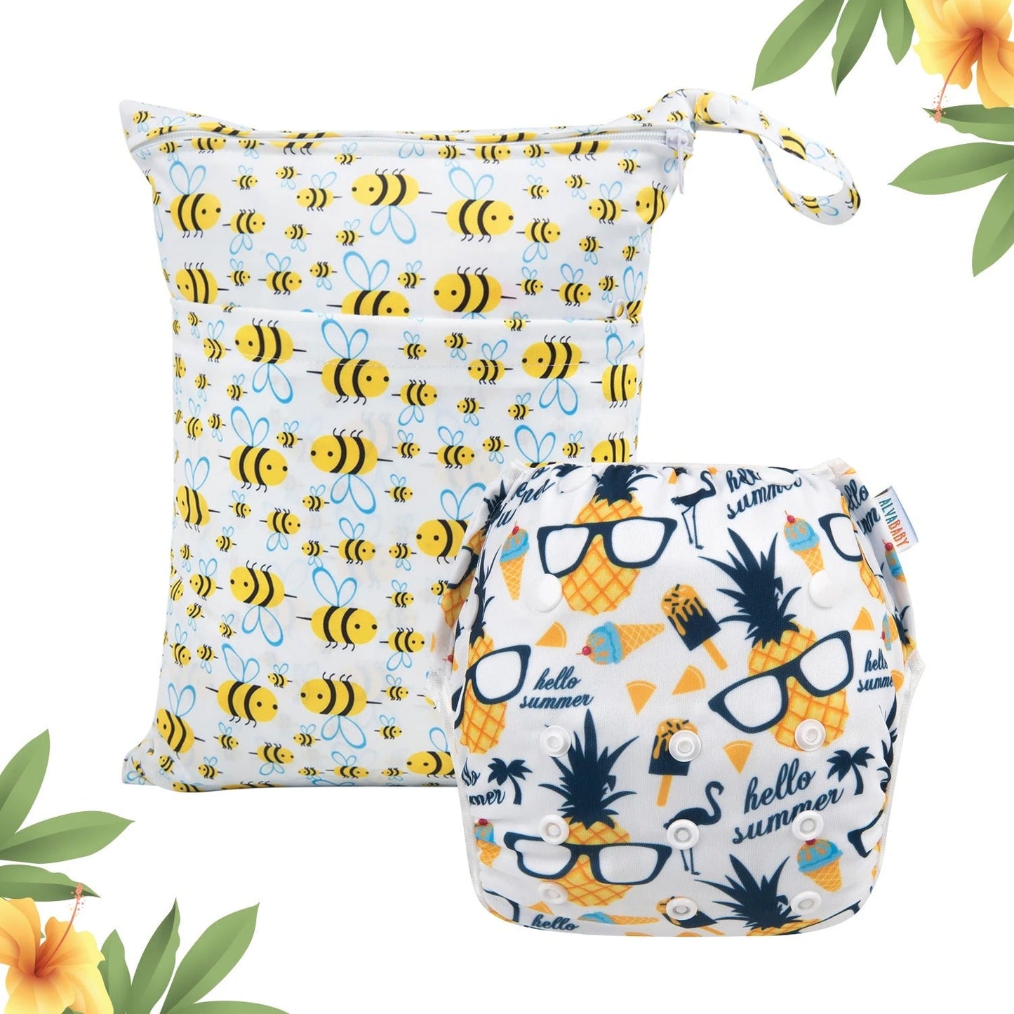 KIT DE PRUEBA PAÑALES ECOLOGICOS PARA BEBE AlvaBaby®  