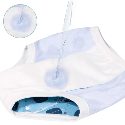 1PC Reusable Cotton Potty Training Pant for Toddlers - Washable Cloth Diaper Underwear, Fits 12-14kg (Around 3 Years Old) ALVAMEXICO  
