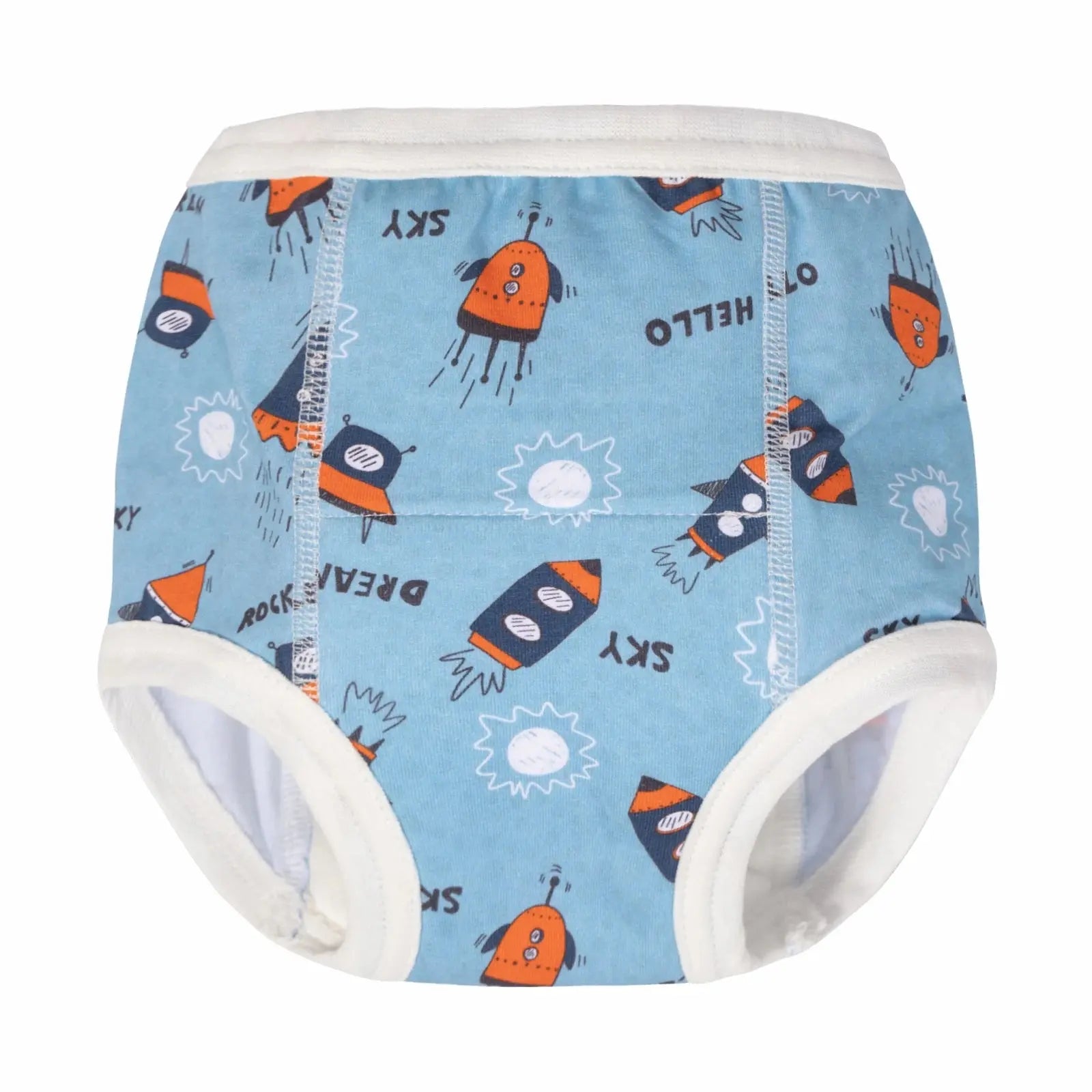 1PC Reusable Cotton Potty Training Pant for Toddlers - Washable Cloth Diaper Underwear, Fits 12-14kg (Around 3 Years Old) ALVAMEXICO  