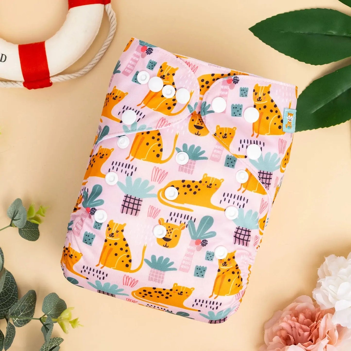1pc ALVABABY Pocket Diaper for Baby Digital Position Eco-friend Baby Cloth Nappy Reusable Diaper with 1pc Microfiber Insert ALVAMEXICO  