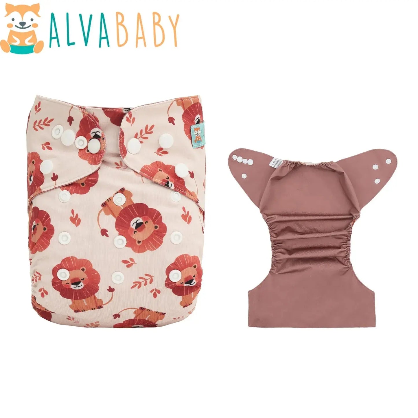 1pc Baby Cloth Diaper Cover ALVABABY Reusable Baby Swim Diaper New Designed Modern Cloth Nappy Shell for Girls and Boys ALVAMEXICO  