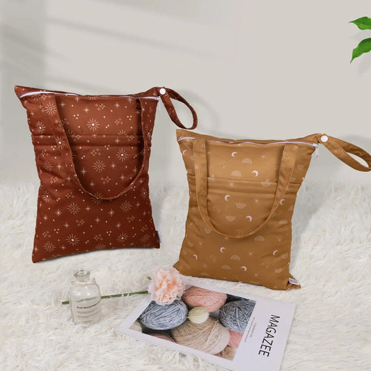 2 Bolsas TOTE de tela Impermeables multiusos - LT-EW1112A - AlvaBaby®