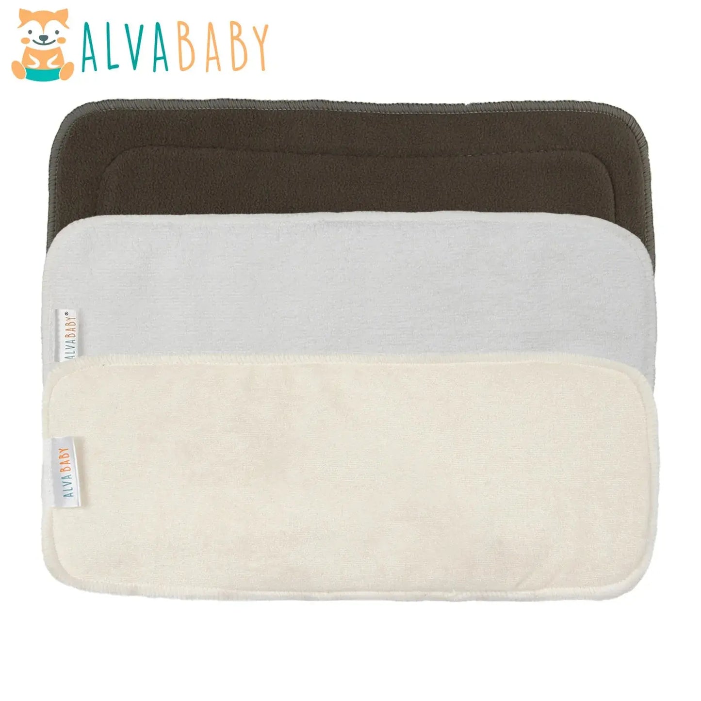 2 insertos Absorbentes - ALVABABY AlvaBaby Mexico Pañales de Tela  