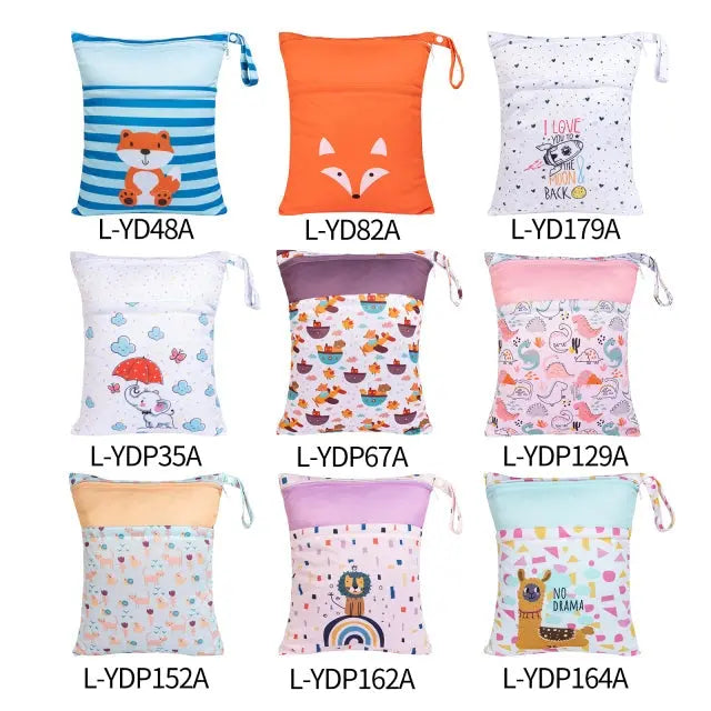 10 PAÑALES ECOLÓGICOS DE TELA ALVABABY® | COMPLETO AlvaBaby®  
