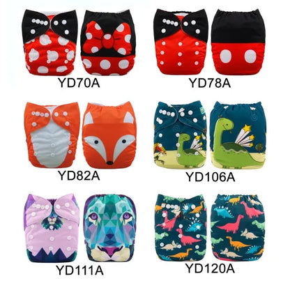 20 PAÑALES ECOLOGICOS DE TELA PARA BEBE AlvaBaby®  