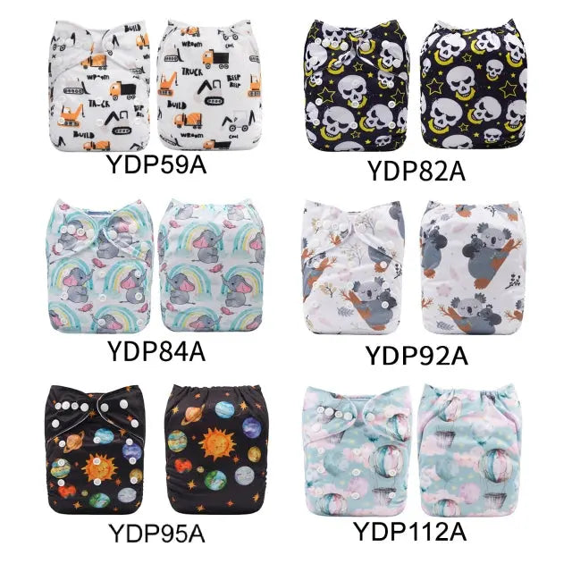 20 PAÑALES ECOLOGICOS DE TELA PARA BEBE AlvaBaby®  