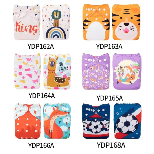 20 PAÑALES ECOLOGICOS DE TELA PARA BEBE AlvaBaby®  