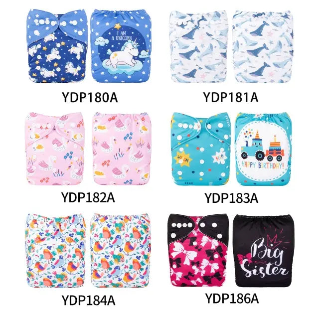 20 PAÑALES ECOLOGICOS DE TELA PARA BEBE AlvaBaby®  