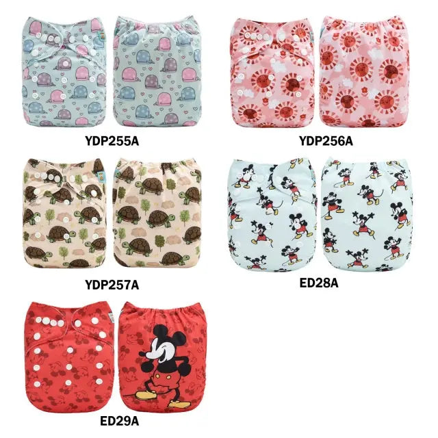 20 PAÑALES ECOLOGICOS DE TELA PARA BEBE AlvaBaby®  