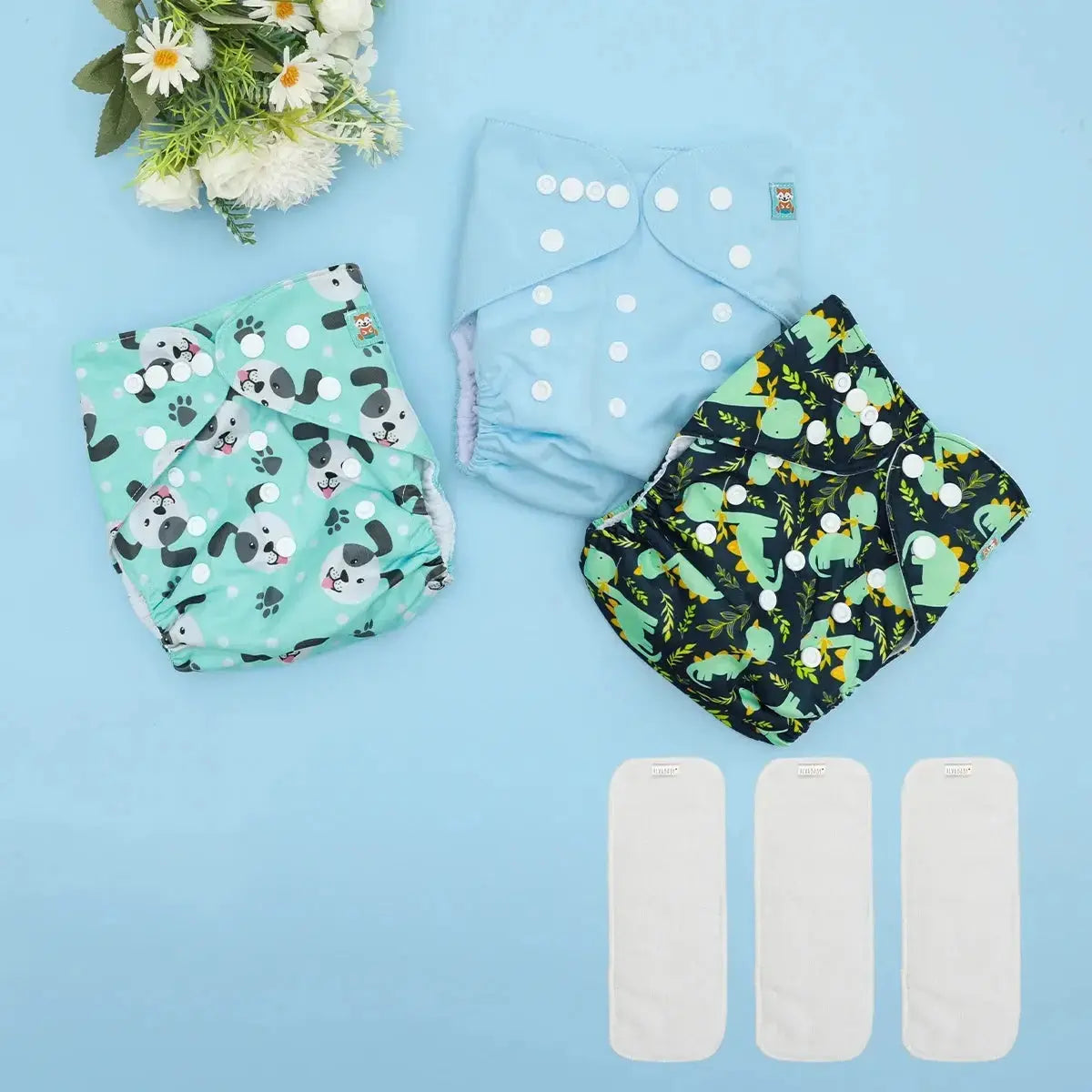 KIT DE BIENVENIDA PAÑALES ECOLOGICOS PARA BEBE AlvaBaby®   997.00