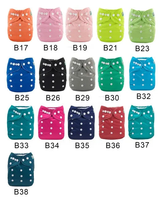 30 PAÑALES ECOLOGICOS DE TELA PARA BEBE - AlvaBaby®