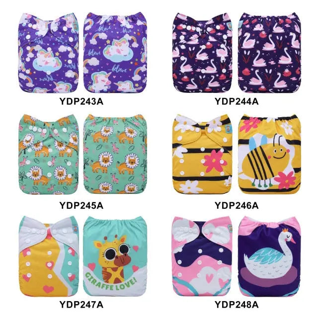 30 PAÑALES ECOLOGICOS DE TELA PARA BEBE - AlvaBaby®