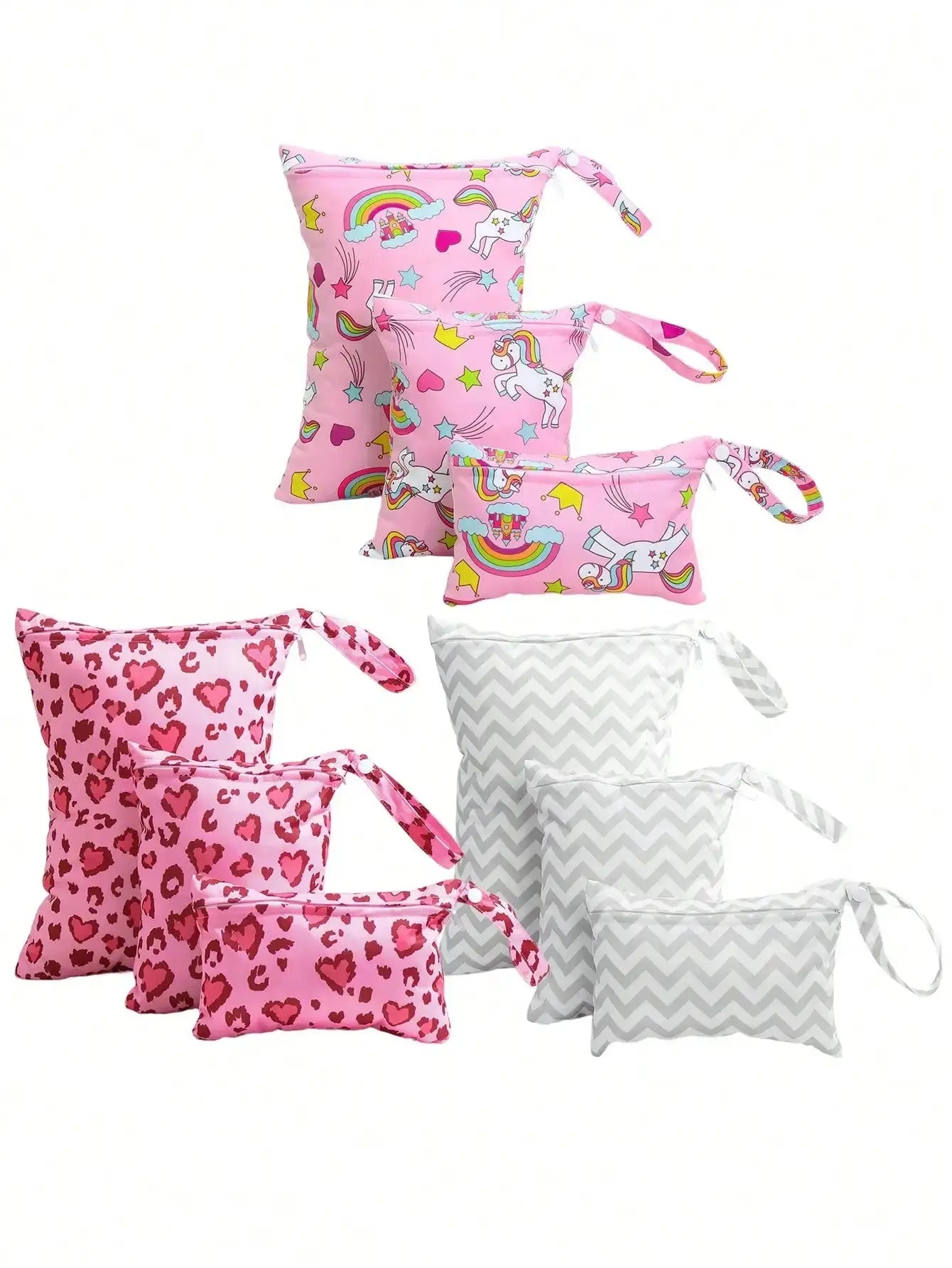 Set de 3 bolsas impermeables multiusos AlvaBaby  