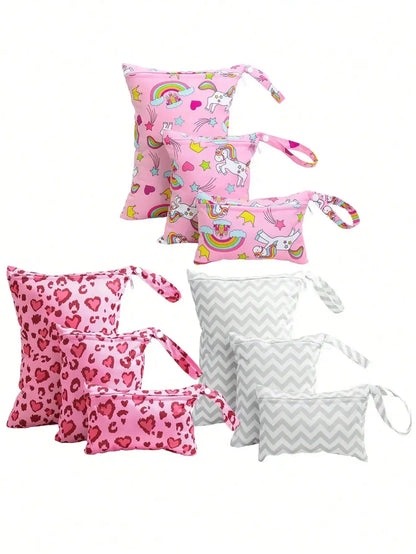 Set de 3 bolsas impermeables multiusos AlvaBaby  