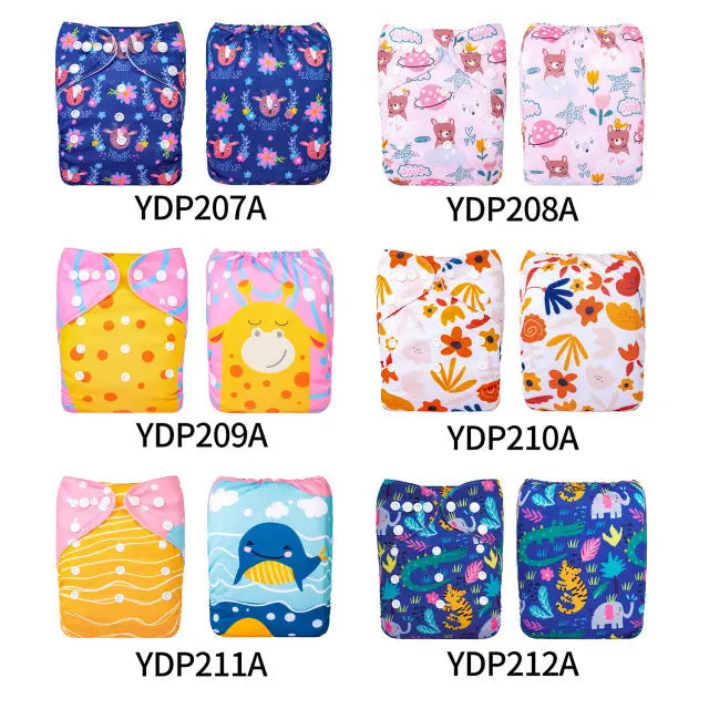 50 pañales Estampados YD - ALVABABY AlvaBaby Mexico Pañales de Tela  