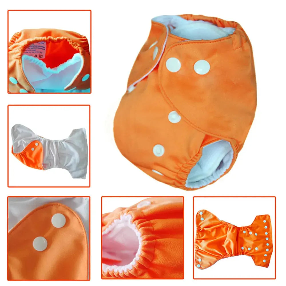 6pcs ALVABABY Newborn Cloth Diapers with 6pcs Reusable Diaper Inserts for Newborn Less Than 12pounds AlvaBaby Mexico Pañales de Tela  