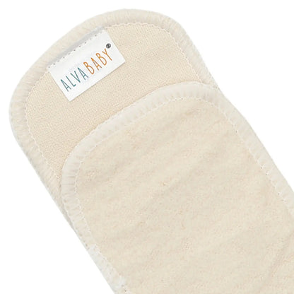 6pcs ALVABABY Newborn Hemp Insert Reusable Cloth Diaper Newborn Insert Washable 4 layers Hemp Diaper Insert Newborn Size ALVAMEXICO  