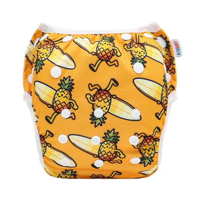 ALVABABY Swim Diaper Mesh Cloth Inner Fabric Baby Swimming Diaper Reusable Swim Nappy Summer Diaper for Baby Under 8 Months ALVAMEXICO  
