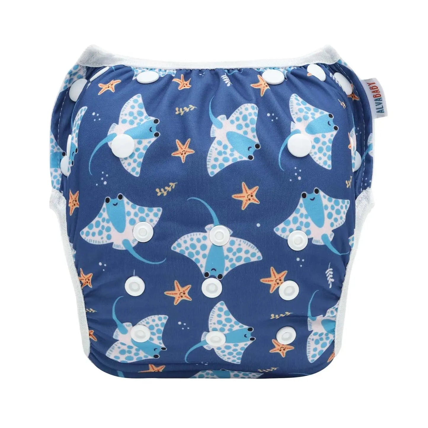 ALVABABY Swim Diaper Mesh Cloth Inner Fabric Baby Swimming Diaper Reusable Swim Nappy Summer Diaper for Baby Under 8 Months ALVAMEXICO  