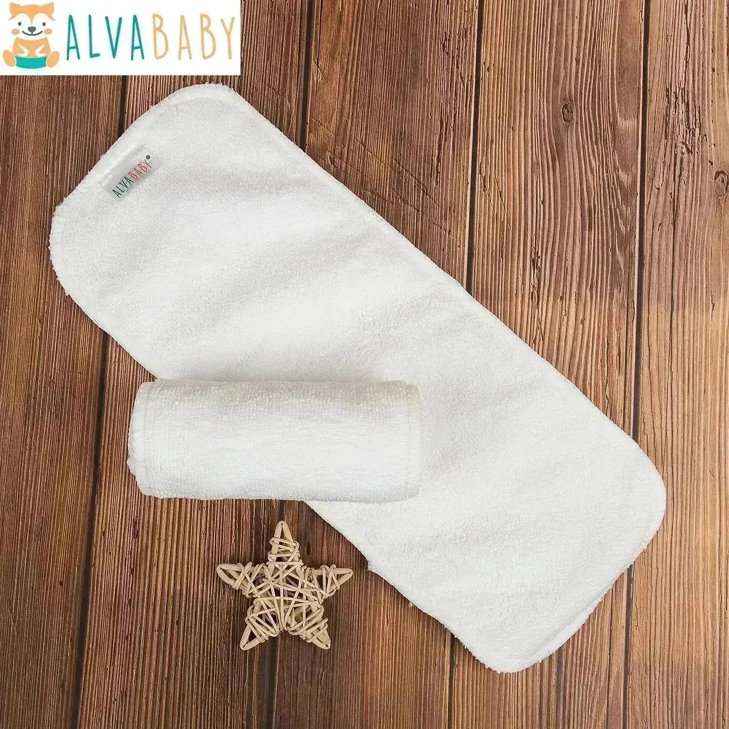15 PAÑALES ECOLOGICOS DE TELA PARA BEBE AlvaBaby®  