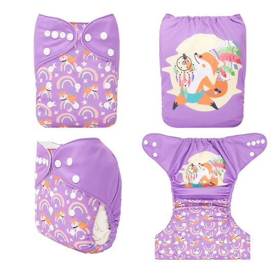 Pañal ecológico de tela para bebé - YDP165 - AlvaBaby