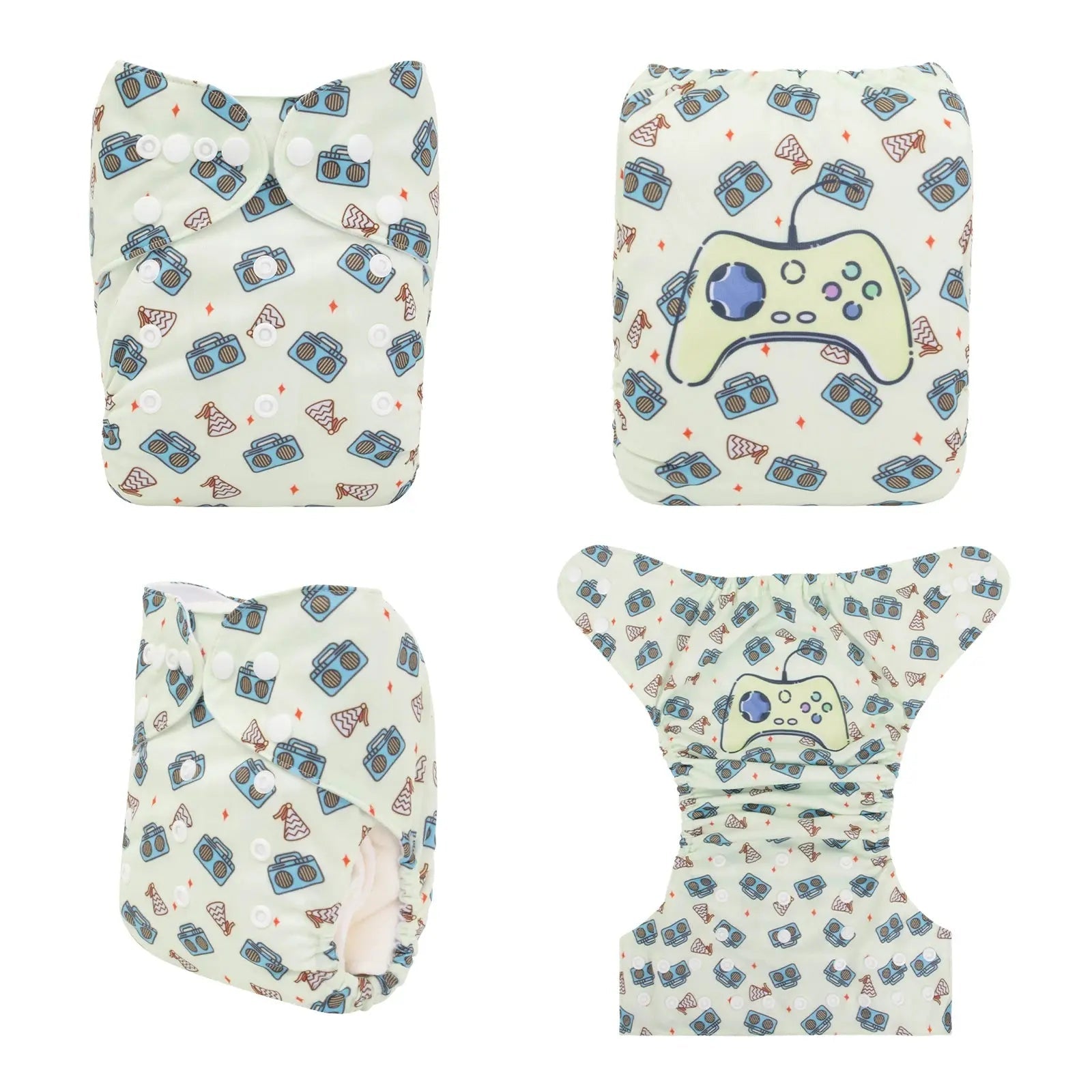 U Pick ALVABABY Baby Cloth Diaper Easy to Use Reusable Baby Nappy Diaper With Microfiber Insert ALVAMEXICO   4.40