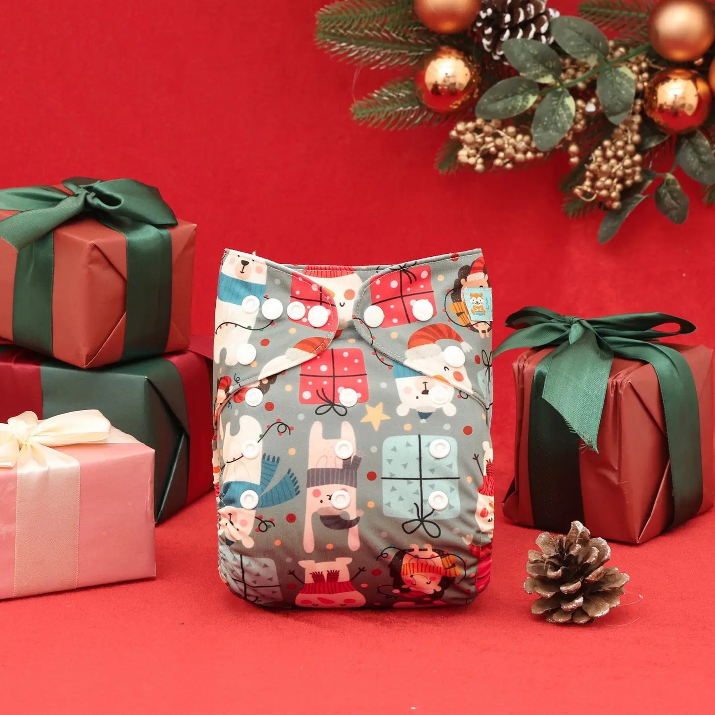 Pañal Ecologico Para Bebé - NAVIDAD AlvaBaby®  