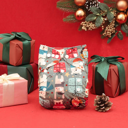 Pañal Ecologico Para Bebé - NAVIDAD AlvaBaby®  