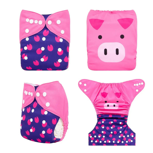 U Pick ALVABABY Baby Diaper Reusable Adjustable Eco-Friendly Polyester Baby Cloth Nappy With 1pc Microfiber Insert ALVAMEXICO   83.09